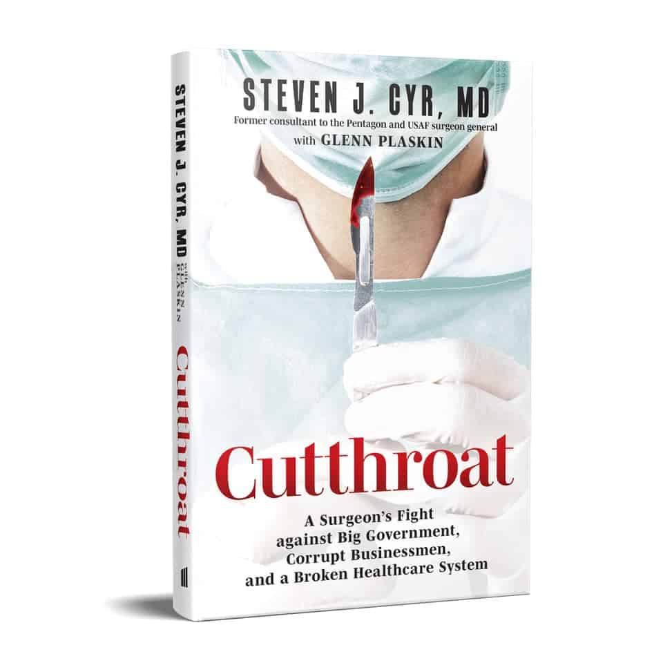 image of the book cutthroat a surgeons fight by dr steven j cyr
